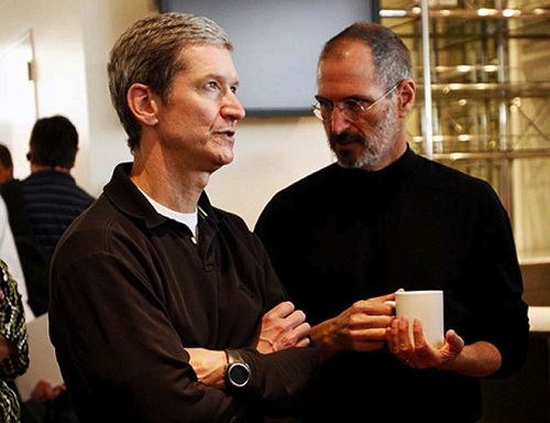 Tim Cook, Steve Jobs