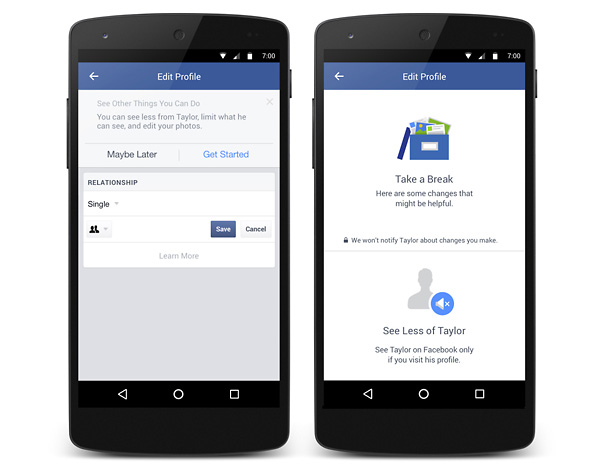 Amori finiti male su Facebook? C' un tool anche per questo