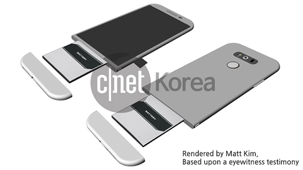 LG G5, render non ufficiale
