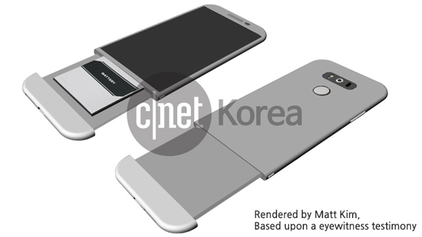 LG G5, render non ufficiale