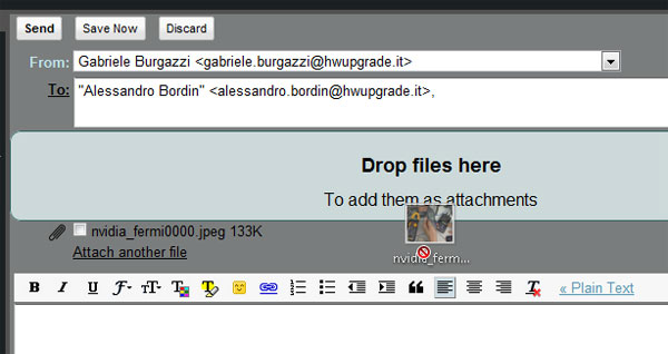 Gmail drag drop