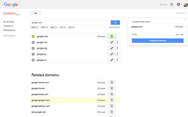 Google Domains