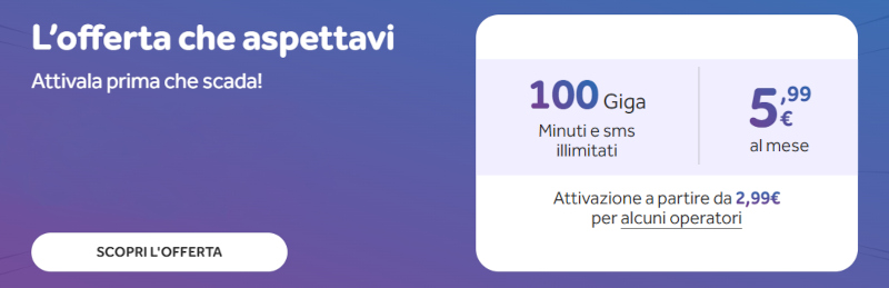 Offerta ho. Mobile Pasqua 2025