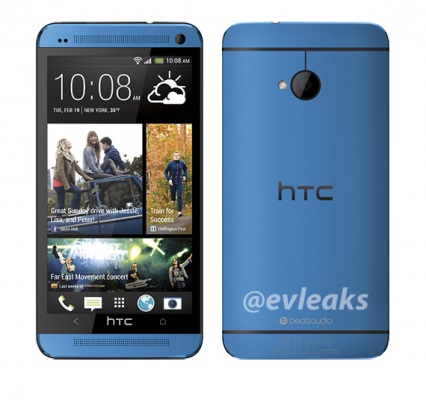 HTC One blu