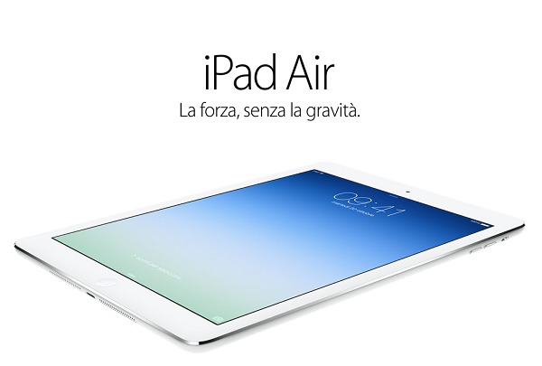 Apple annuncia iPad Air, il piÃ¹ leggero della categoria: prezzi e data