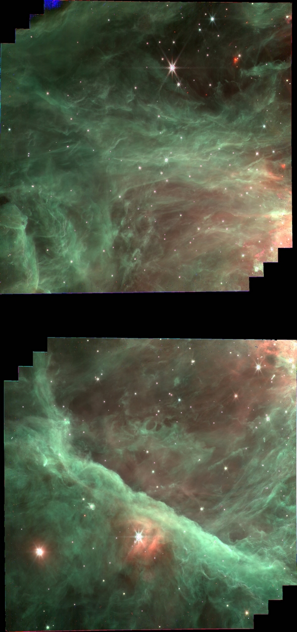 nebulosa di orione jwst