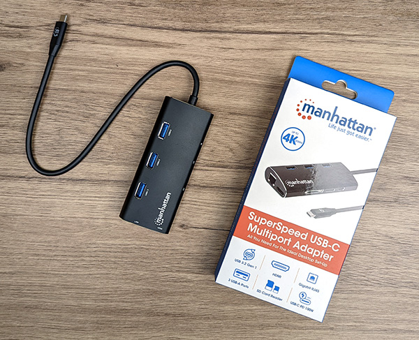 Adattatore USB-C SuperSpeed Multiporta