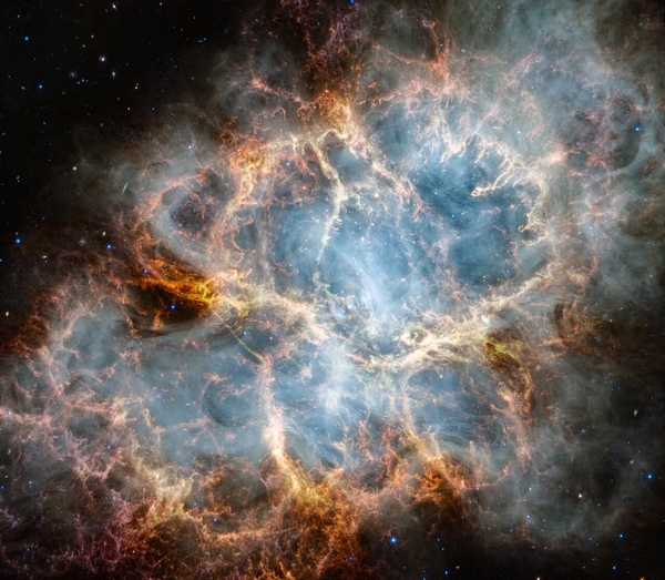 nebulosa granchio jwst