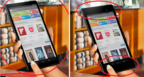 Google cambia immagine, Nexus 8