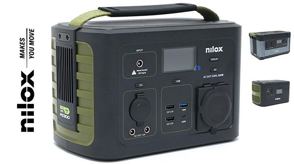 Nilox power station portatili PS300, PS500 e PS 1300