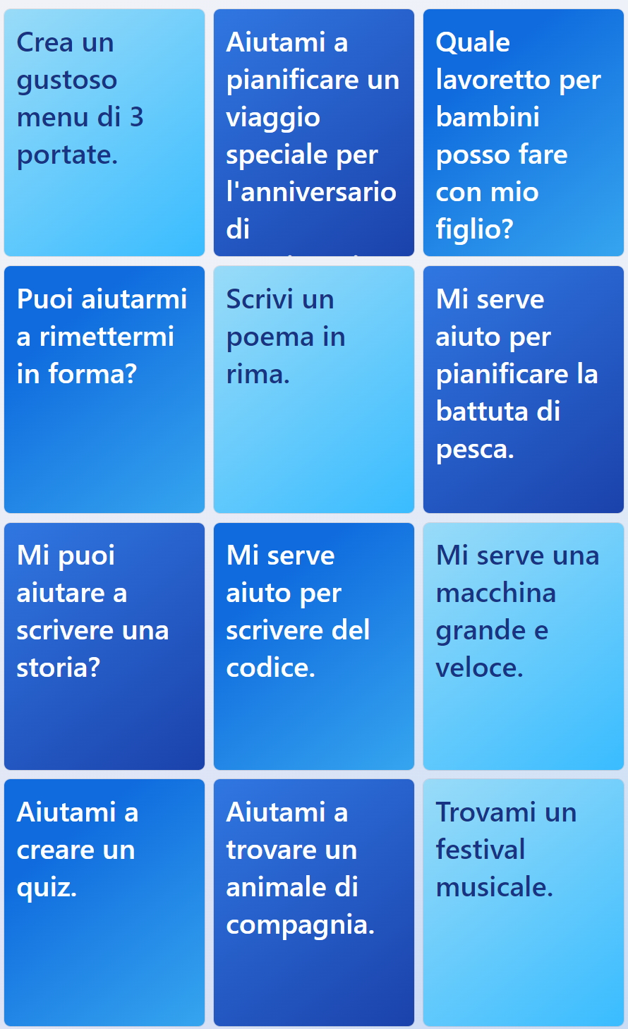 Nuovo Bing