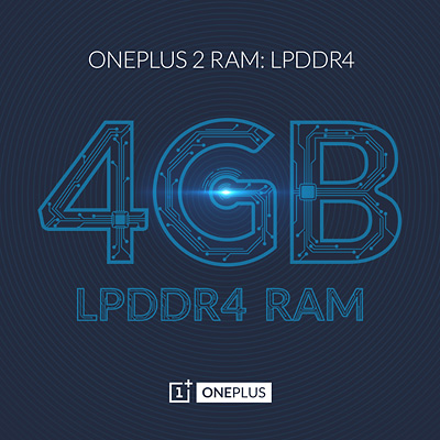 OnePlus 2, 4GB di RAM