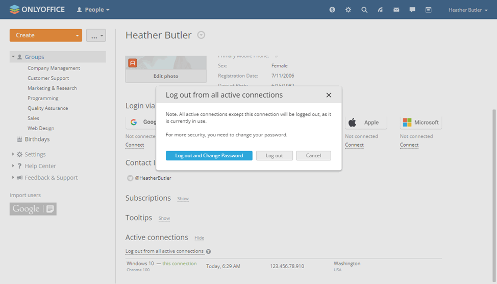 ONLYOFFICE Workspace 12.0