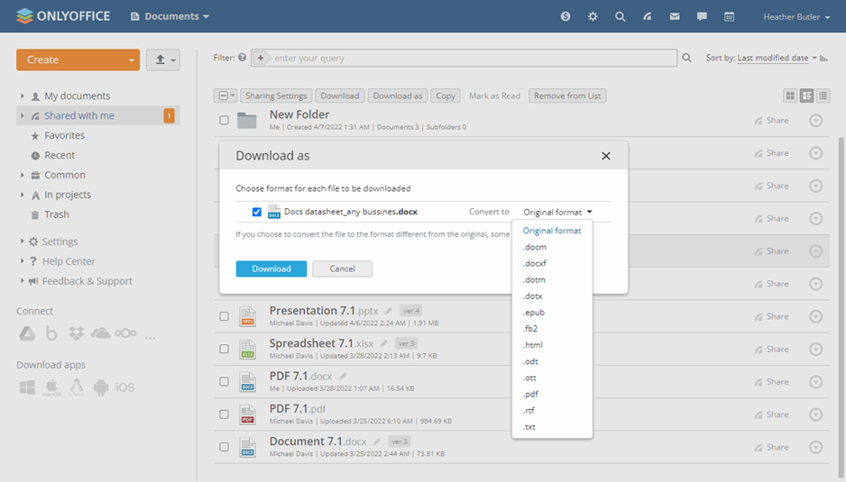 ONLYOFFICE Workspace 12.0