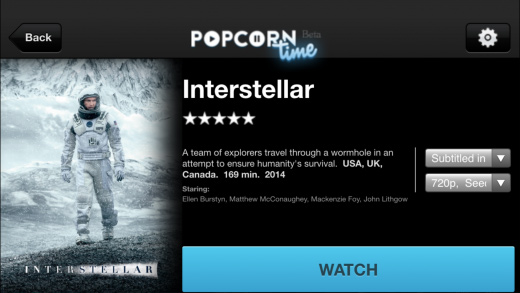 Popcorn Time su iOS