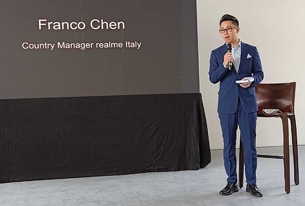Franco Chen, Country Manager di realme Italia