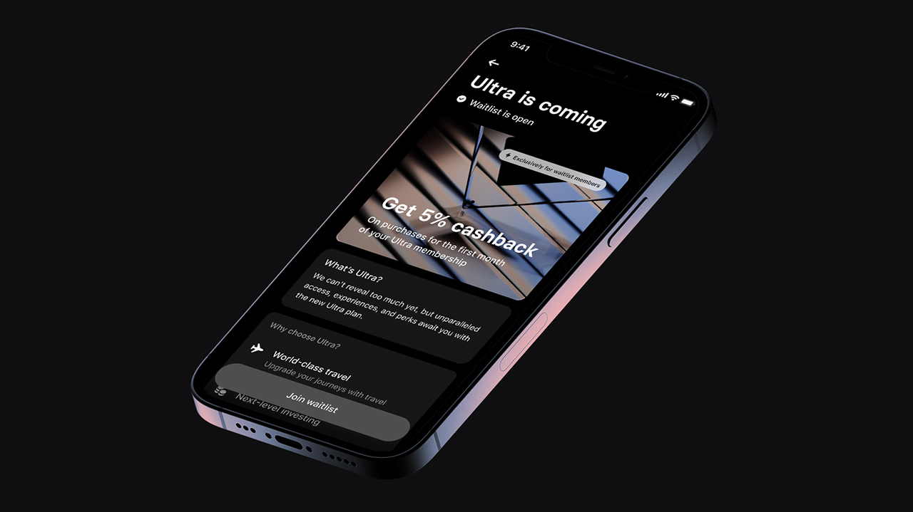 Revolut lancia il nuovo piano ad abbonamento Ultra