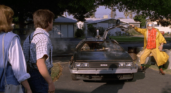 Marty McFly DeLorean Ritorno al Futuro