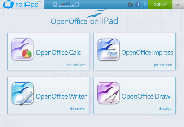 openoffice for ipad mini
