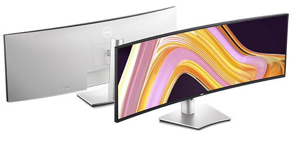 UltraSharp 49 Curved USB-C Hub Monitor, il doppio monitor da 27