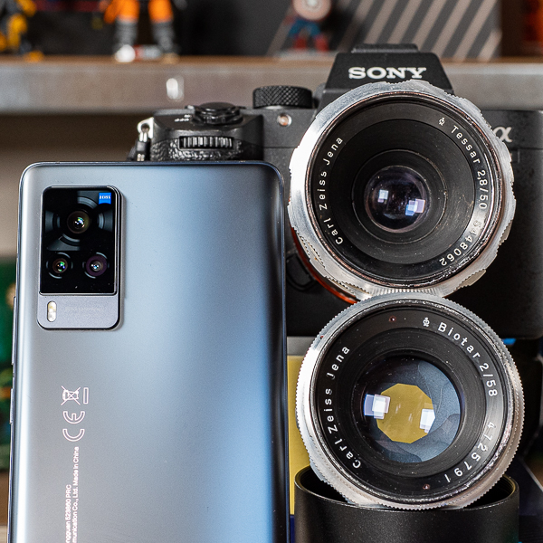 vivo X60 Pro ottiche Zeiss Biotar e Tessar