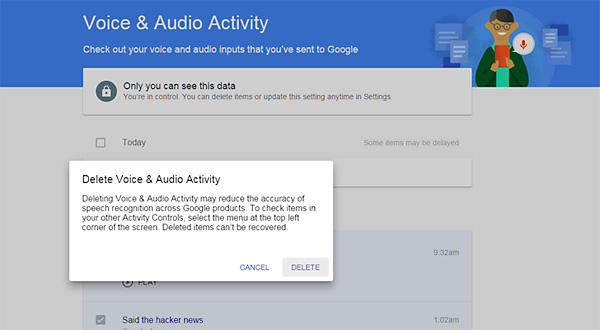 Come riascoltare le proprie ricerche su Google Now