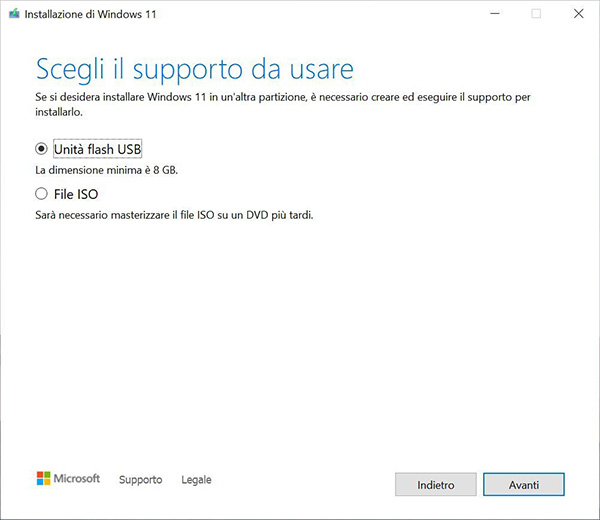 Come installare Windows 11