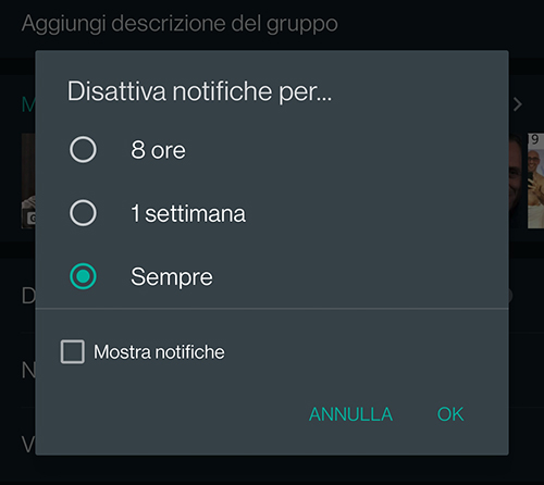 WhatsApp, adesso è possibile silenziare le chat per sempre! Ecco come fare  | Hardware Upgrade