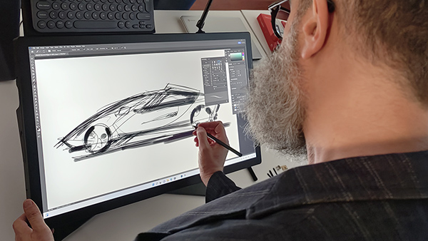Wacom Cintiq Pro 27 Alessio Tommasetti Car Design