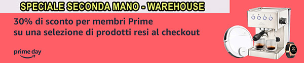 L'usato di  costa meno di sempre con lo Sconto Extra 30% sui prodotti  Seconda Mano