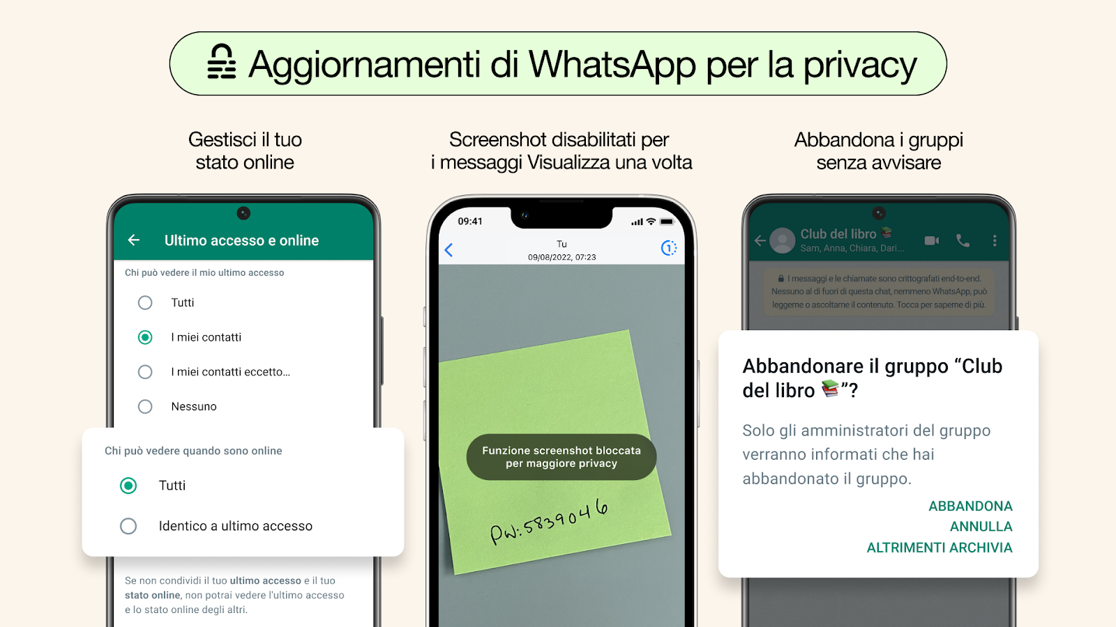 WhatsApp privacy