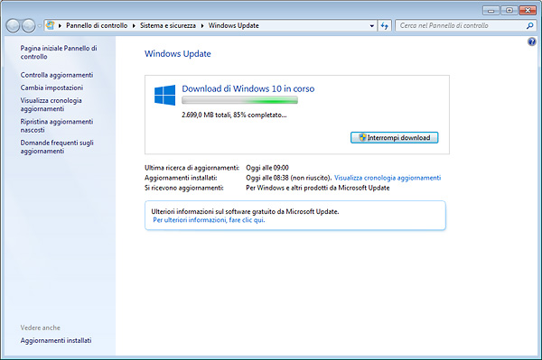 Windows 10, come forzare l'aggiornamento al day-one