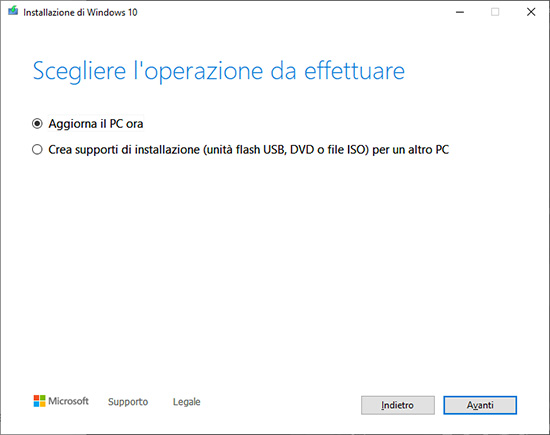 Come installare Windows 10 21H1 subito