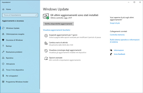 Come installare Windows 10 21H1 subito