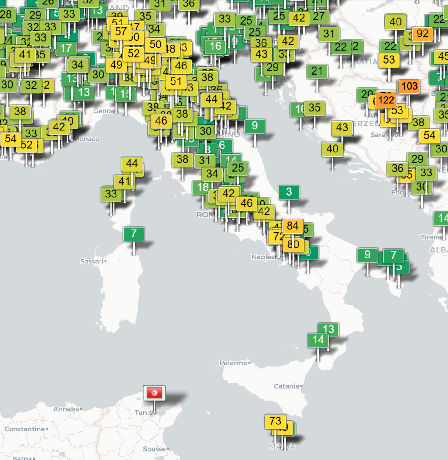 Qualità dell'aria in Italia: come misurarla con app Air Quality Index