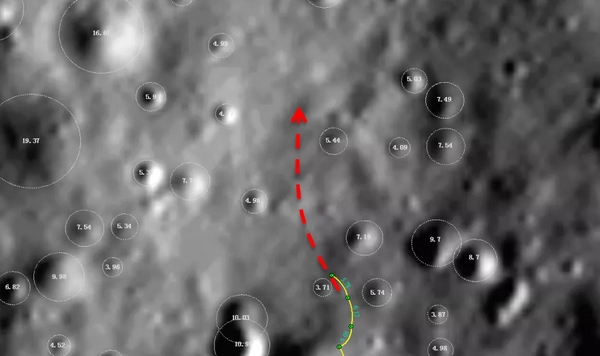 yutu-2 roccia luna