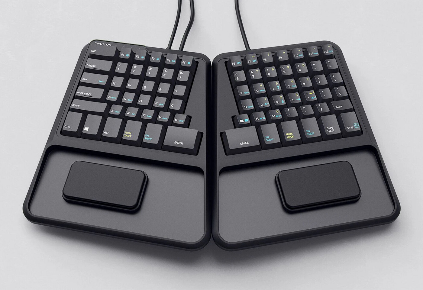Zergotech, tastiera meccanica Freedom: ergonomica e a doppia